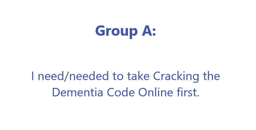 Group A - Personalized Dementia Solutions Inc.