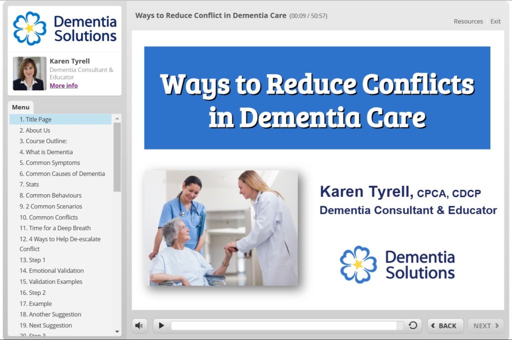 Title Image For Ways To Reduce Conflicts - Personalized Dementia ...