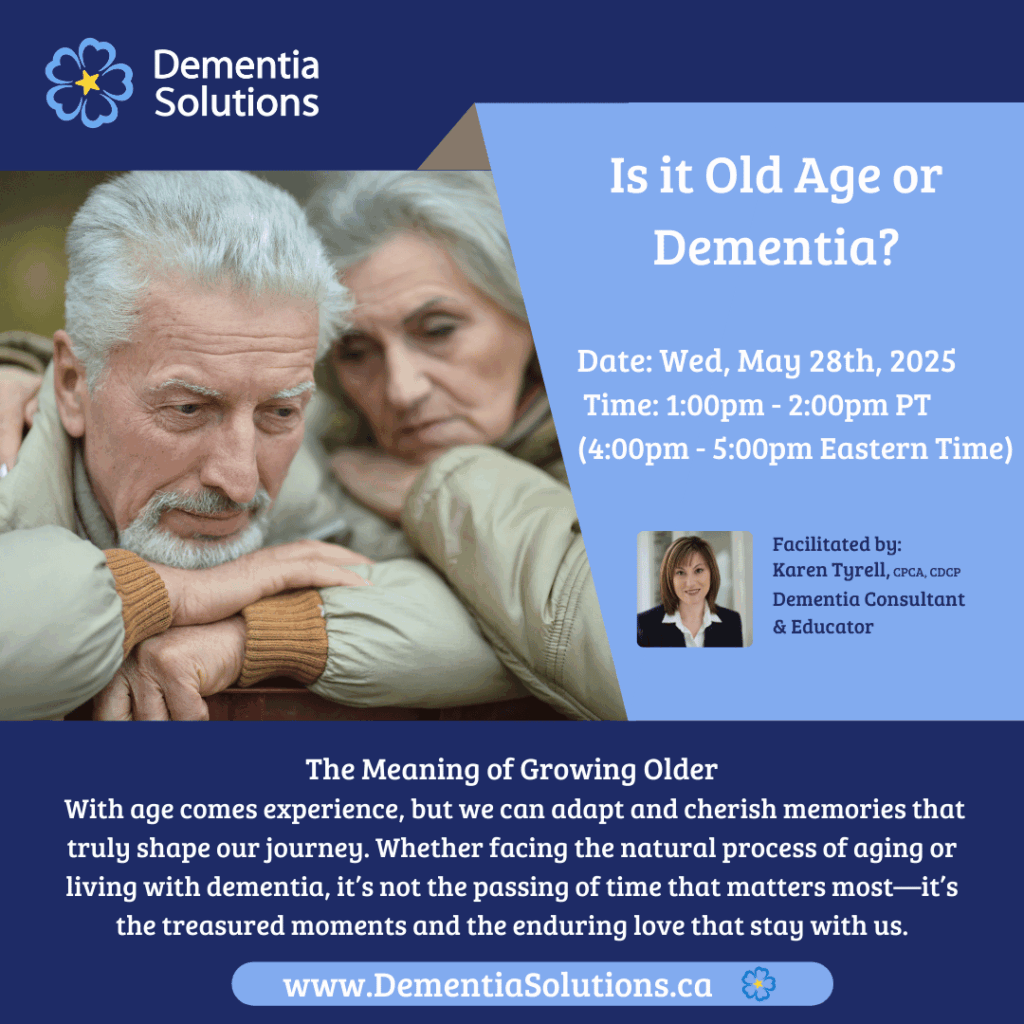 Is It Old Age or Dementia?