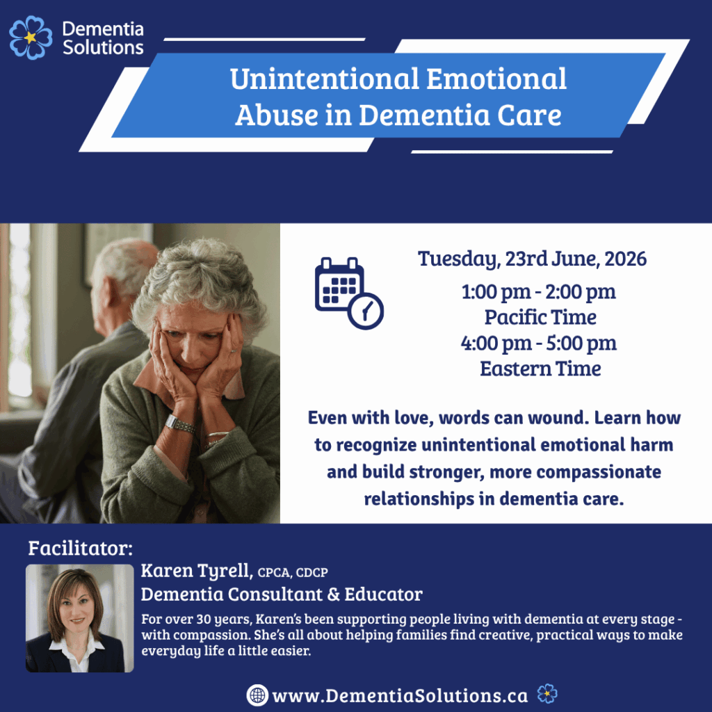 Unintentional Emotional Abuse in Dementia Care