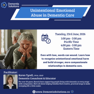 Unintentional Emotional Abuse in Dementia Care