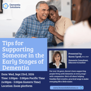 Tips for Supporting Someone in the Early Stages of Dementia